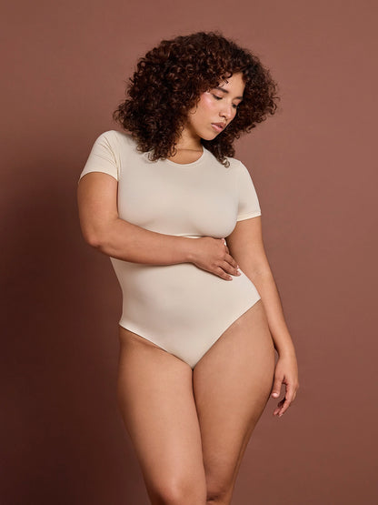 Set Body Manga Corta + Cubre Pezones